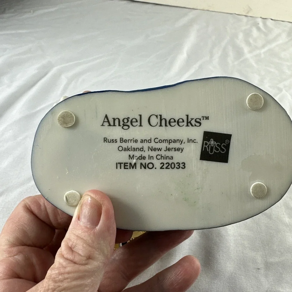 2001 Angel Cheeks Russ Double Angel Cheeks w/ FireplaceBase Kirks Kritters NWT